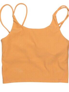 WILO Ribbed Seamless Sports Bra Crop Top Small